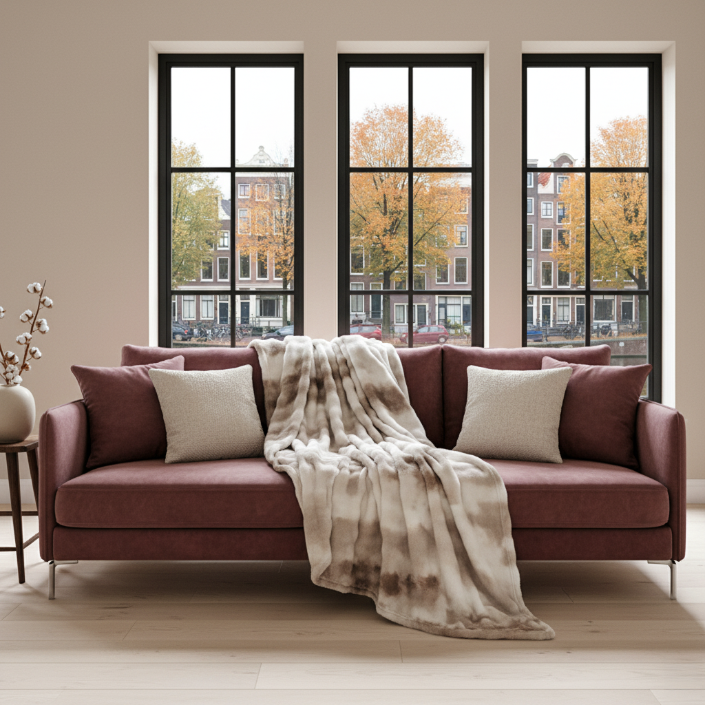 warme Zachte Fleece Deken kopen voor op de bank of bed tijdens herfst of winter